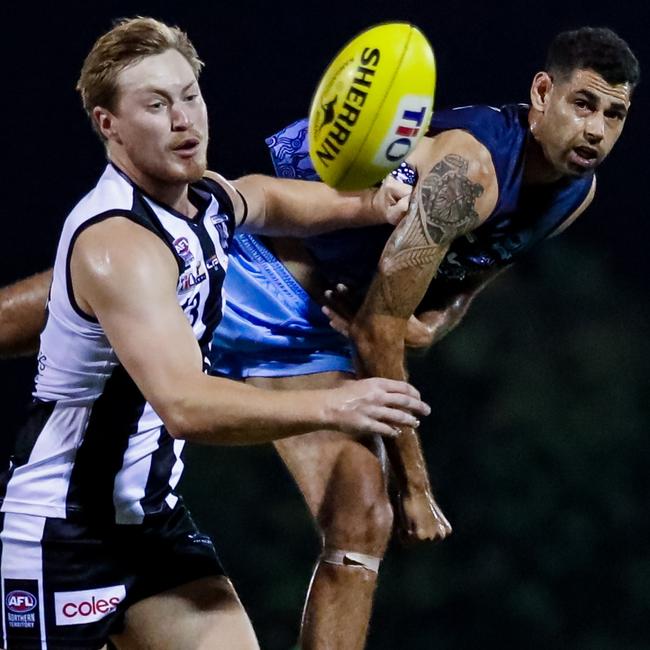 The Magpies face the Buffaloes in round 14.