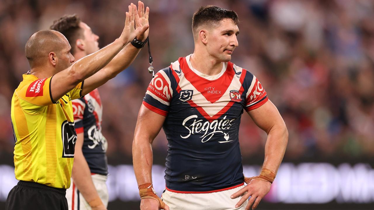 It remains to be seen if Radley will miss the start of the season for the Roosters. Picture: Getty Images.