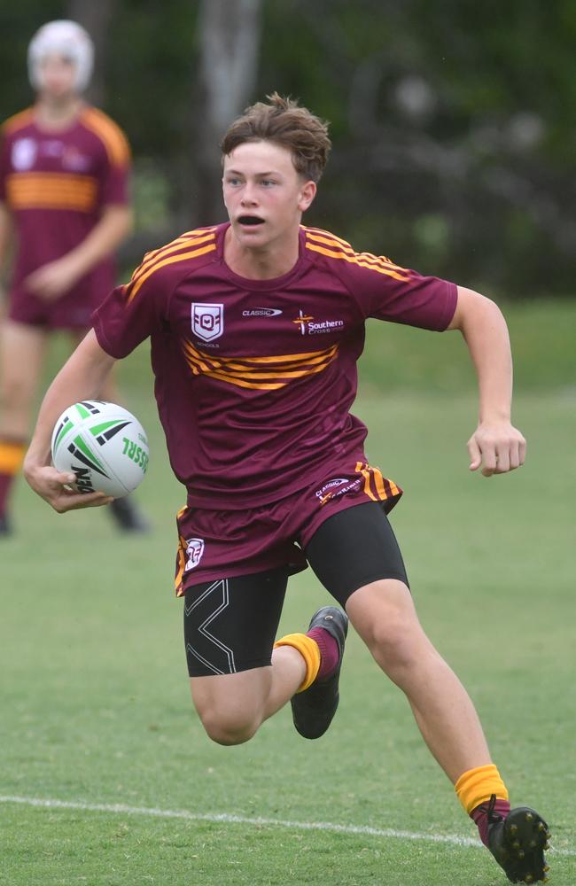 Round 4 of the Townsville Blackhawks Schoolboy Trophy. Ryan Catholic College against Southern Cross Catholic College at Ryan Catholic College. Picture: Evan Morgan