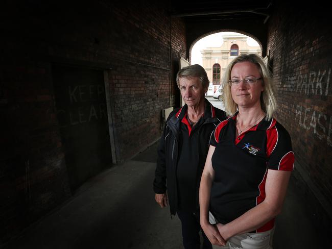 Team Teen Challenge Tasmania director Peter Ferrall and executive director Tanya Cavanagh.