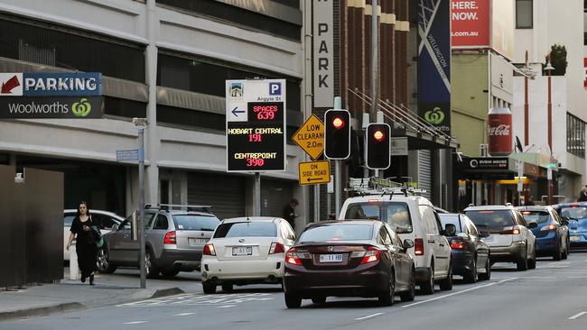 The Argyle Street carpark. Picture: MATHEW FARRELL