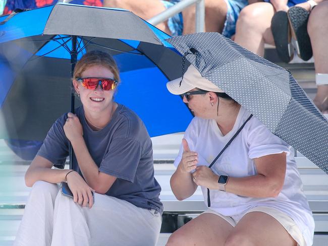 Spectators at the Australian Beach Volleyball Championships in Coolangatta. Picture: Glenn Campbell