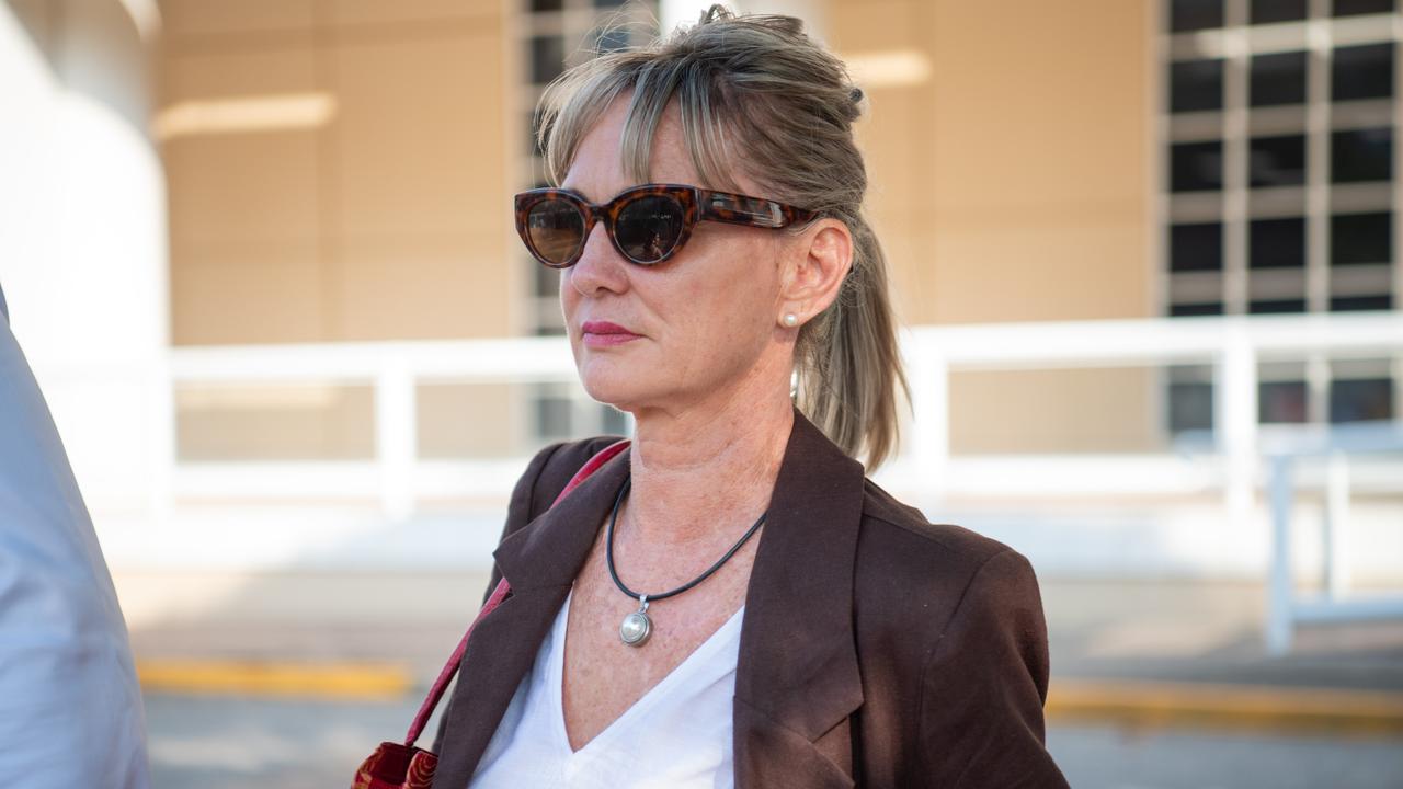 North Australian Aboriginal Justice Agency chief executive Priscilla Atkins outside the Federal Court in Darwin during the trial in November last year. Picture: Pema Tamang Pakhrin