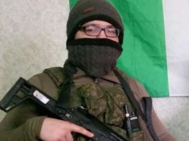 Aiden Minnis, a former National Front member and convicted felon, is also fighting for Russia in its war against Ukraine. Picture: Supplied