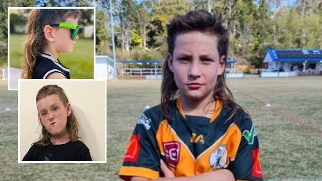 Brisbane kids mullet cup images. Picture: Supplied