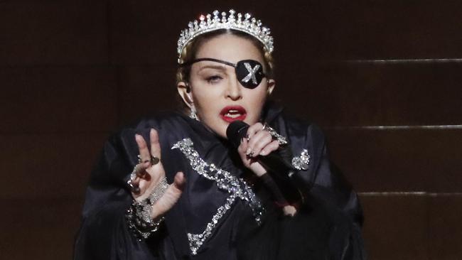 Madonna performing at Eurovision last month. Picture: Michael Campanella/Getty Images