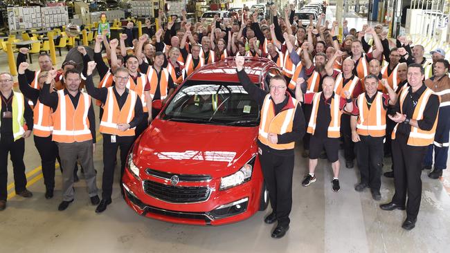 The last small car to be made in Australia, the Holden Cruze. Picture: Supplied