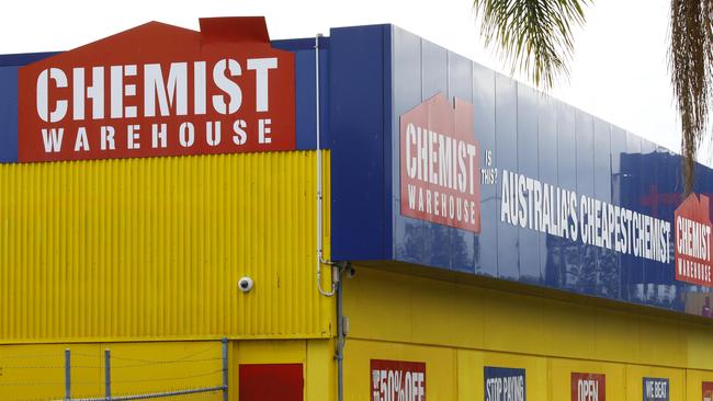 Expectations are that Chemist Warehouse and Sigma will be worth more than $30bn once the backdoor listing deal is finalised because of the support from passive index funds. Picture: NewsWire/Tertius Pickard