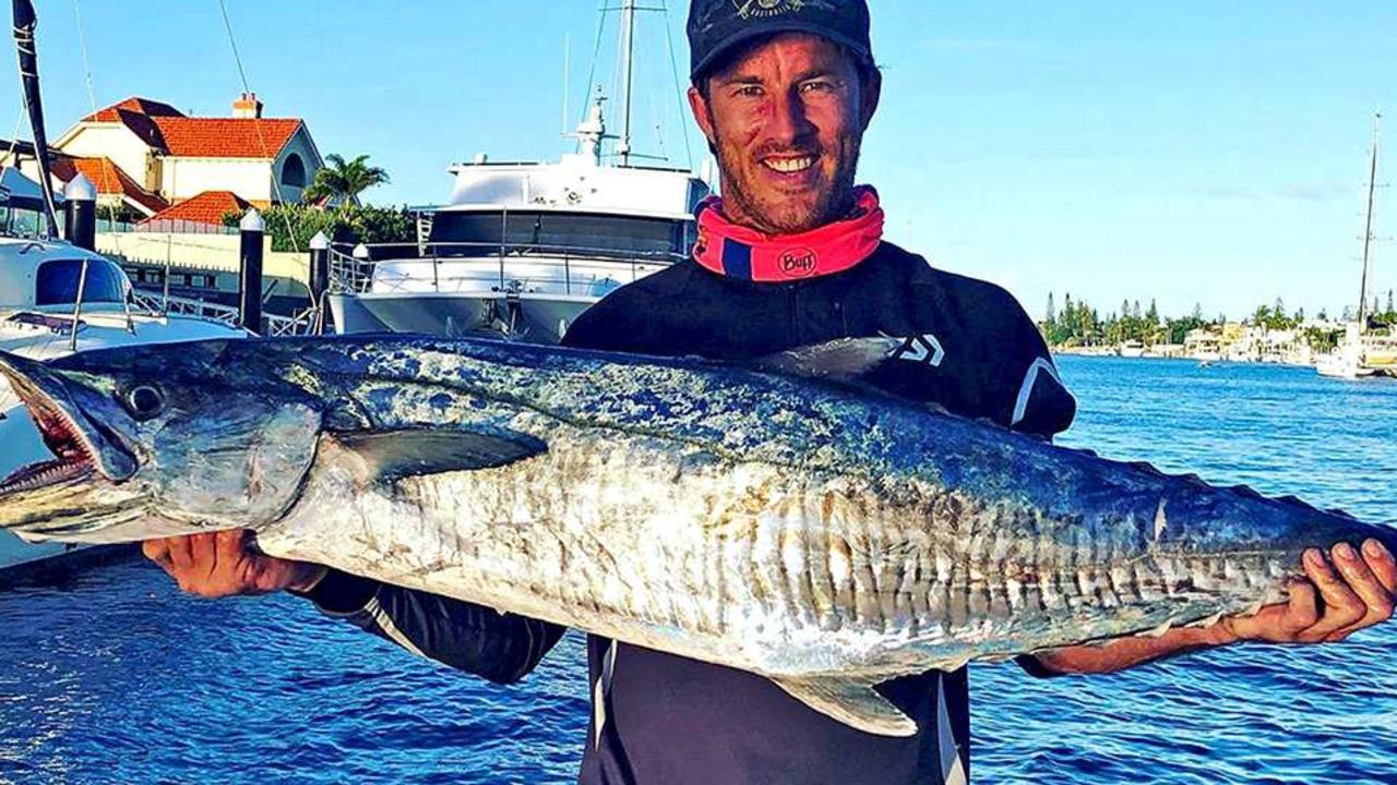 GOTCHA – Brad Cooper boated this quality Spanish mackerel off Coolum using a whole yakka floater as his draw card. Photo: www.fishingnoosa.com.au