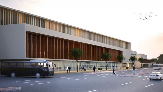 An artist impression of what the Brookvale Bus Depot could look like if it was redeveloped to include commercial and retail. Picture: Supplied.