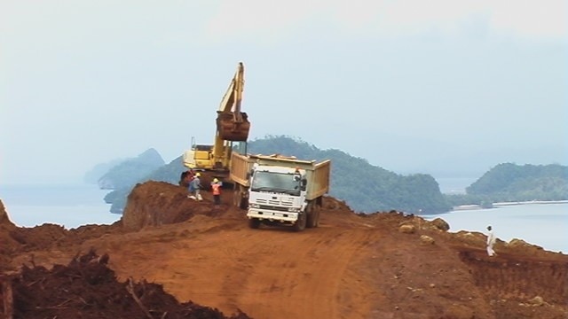 Indonesia’s Manuran Island nickel mine.