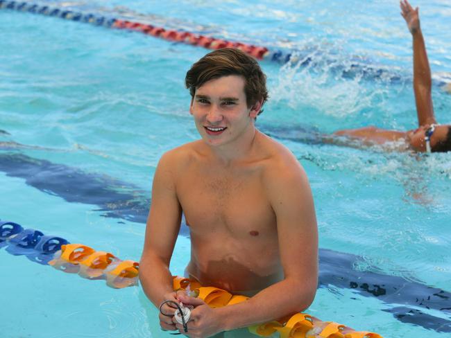 Declan Grohala is a 17-year-old swimmer from Hammondville who is winning awards and making a big impact all over the place. Pics Ian Svegovic