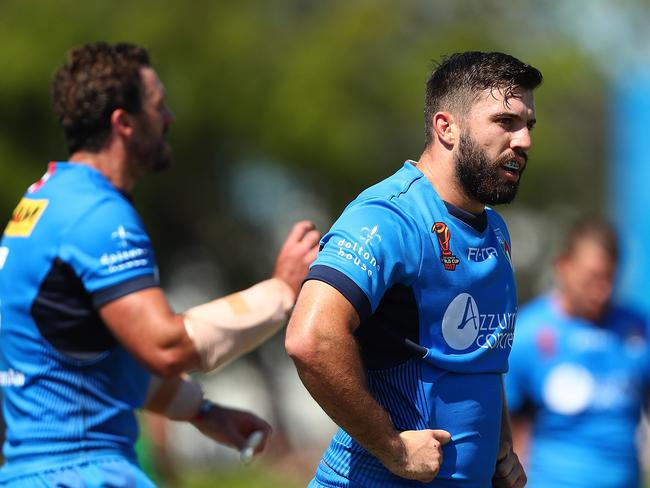 CAIRNS, AUSTRALIA - OCTOBER 29:  James Tedesco of Italy looks on during the 2017 Rugby League World Cup match between Ireland and Italy at Barlow Park on October 29, 2017 in Cairns, Australia.  (Photo by Chris Hyde/Getty Images)