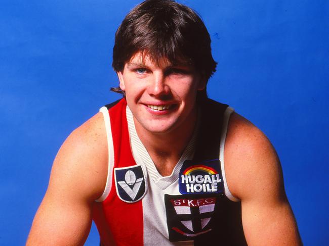 Danny Frawley was a beloved figure at St Kilda and in the wider footy world. Picture: Getty Images