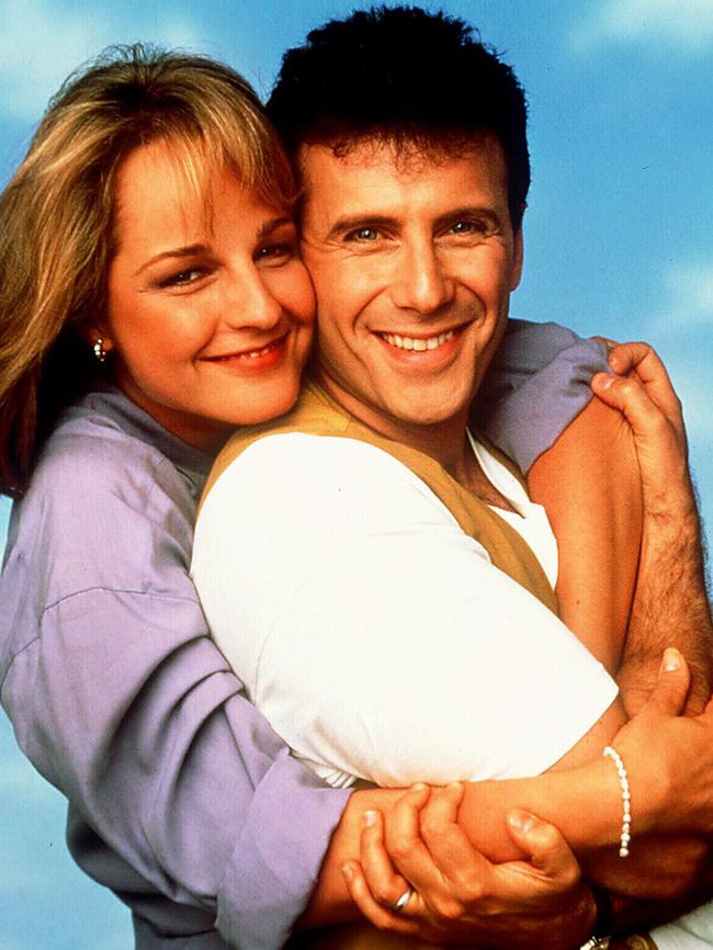 Hunt, seen here with Mad About You co-star Paul Reiser, was one of the biggest stars of the 90s.