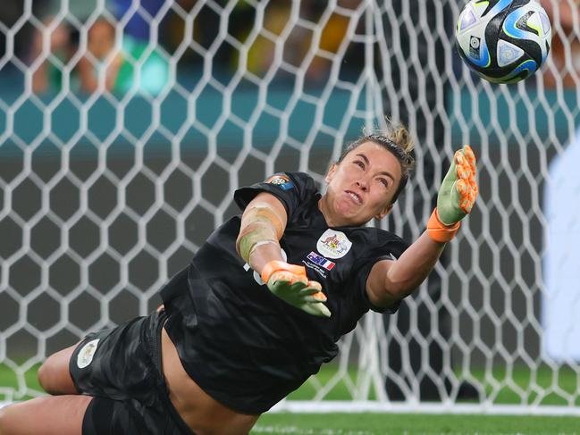 Mackenzie Arnold had the game of her life. Picture: Chris Hyde - FIFA/FIFA via Getty Images