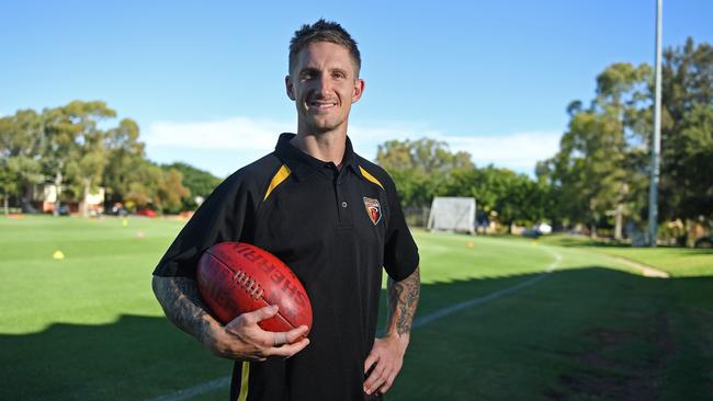 Power vice-captain Hamish Hartlett ready to help senior coaches at Adelaide Footy League Club Goodwood Saints this year. Picture: Tom Huntley