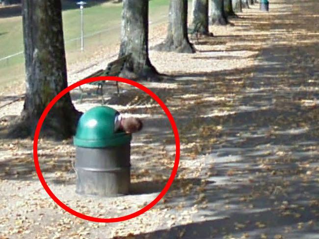 The bizarre image found on google maps