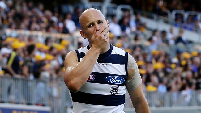 Geelong star Gary Ablett suffered another injury blow. Picture: Getty Images