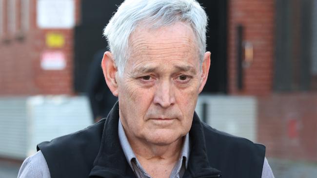 MELBOURNE, AUSTRALIA- NewsWire Photos MAY 06, 2025: Ian Wilkinson leaves  Latrobe Courts in Morwell where Erin Patterson is  standing trail over the alleged poisoning deaths of three relatives with a beef wellington. Picture:  NewsWire/ David Crosling
