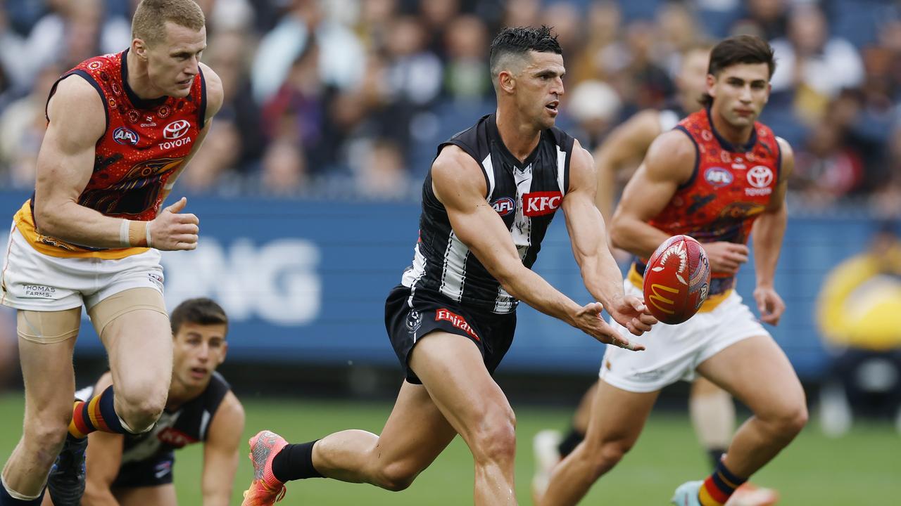 Scott Pendlebury is still killing it for the Magpies. Picture: Michael Klein