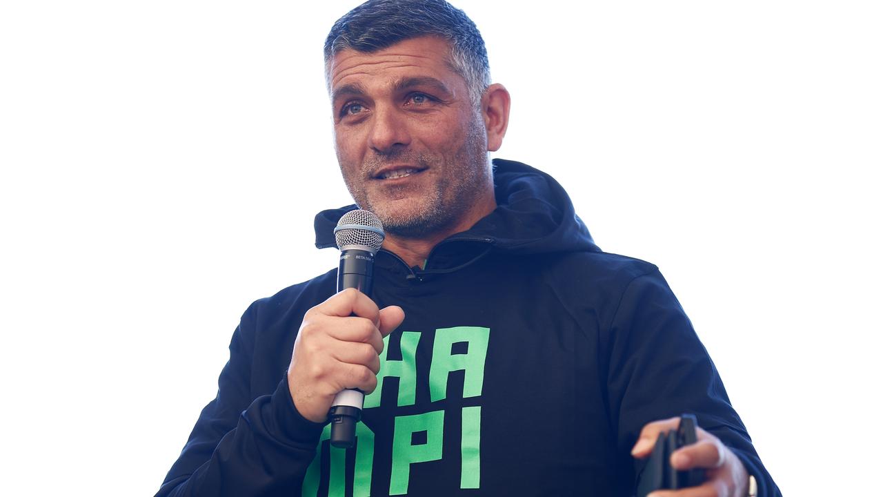 Aloisi can now add A-League championship-winning coach to his CV. Picture: Daniel Pockett / Getty Images