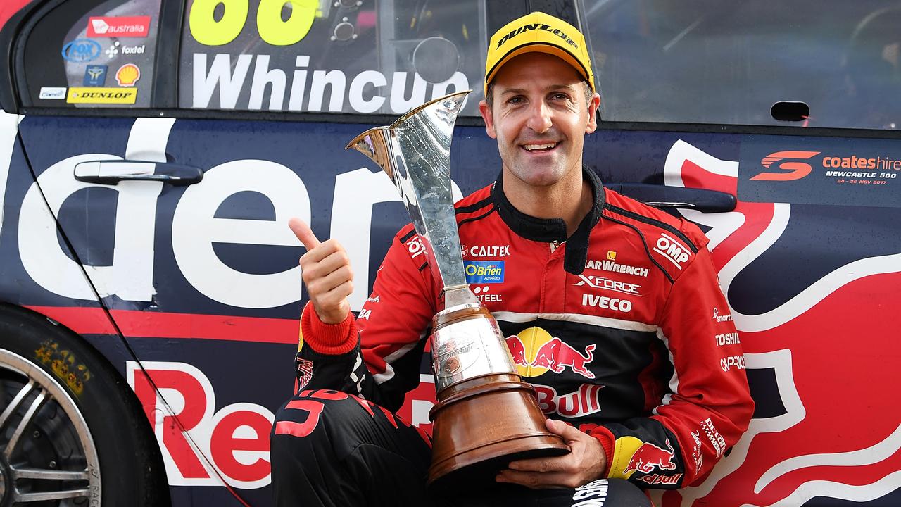 Jamie Whincup celebrates title No. 7 in 2017.