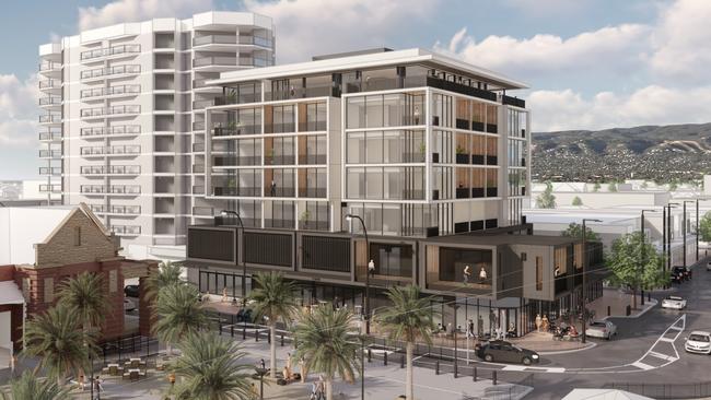 Hotel project planned for Colley Tce and Jetty Rd Glenelg by the Taplin Group.