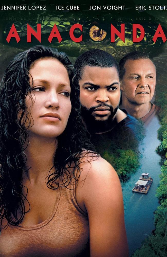 1997 film Anaconda starring Jon Voight, Jennifer Lopez, Ice Cube and Owen Wilson.