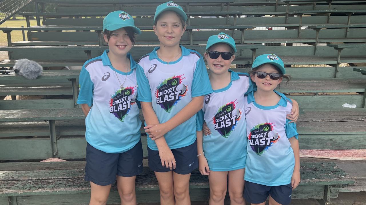 Isabella Buckley, Bridget Neilson, Lucy Buckley, Molly Buckley (left to right) Picture: David Bonaddio