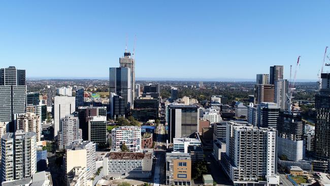 Parramatta in Western Sydney. Picture: NCA NewsWire / Damian Shaw