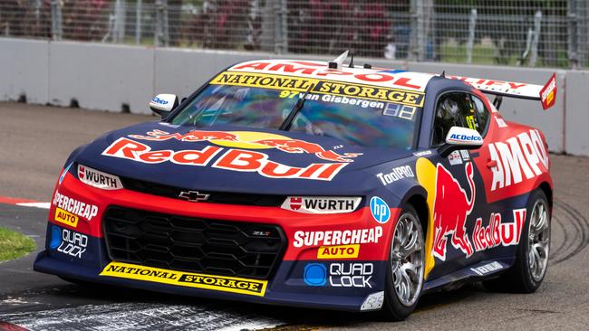 Shane van Gisbergen will start from the back of the grid in Townsville. Picture: Getty Images