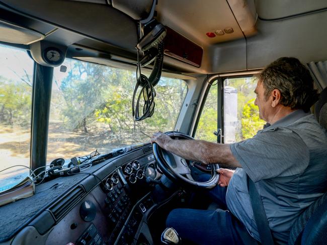 Black says the Western Highway should be torn up and relaid. Picture: Nicole Cleary.