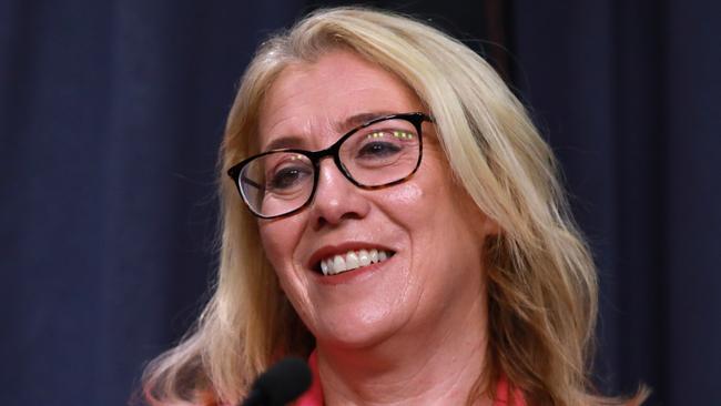 PERTH, AUSTRALIA - NewsWire Photos 7th June 2023: Newly appointed Deputy Premier Rita Saffioti at announcement of the new cabinet. Photographed at Dumas House, West Perth. Picture: NCA NewsWire /Philip Gostelow