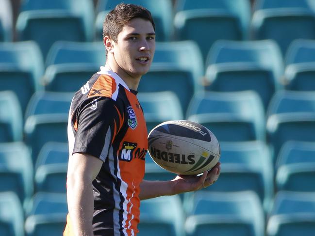 Wouldn’t the Tigers have loved Mitchell Moses in their side in the past few years. Picture: Mitch Cameron