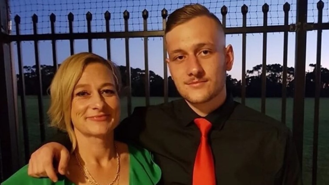 Kobee Huddy (right) was shot dead by police in 2019. Photographed with his mother Belinda. Picture: GoFundMe