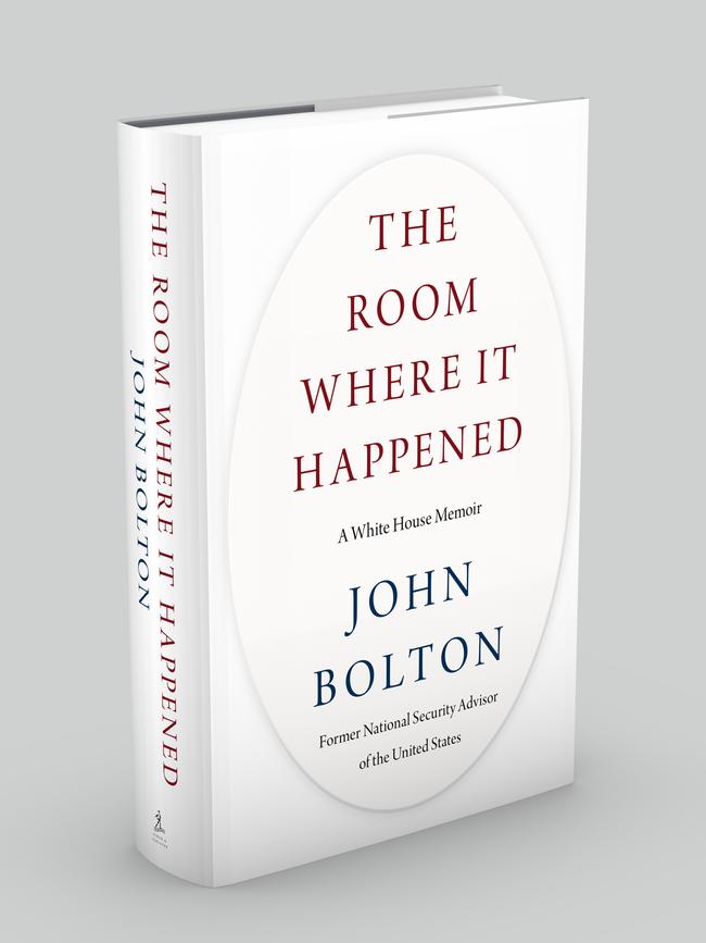 John Bolton’s book will be released on Wednesday AEST. Picture: Simon &amp; Schuster via AP