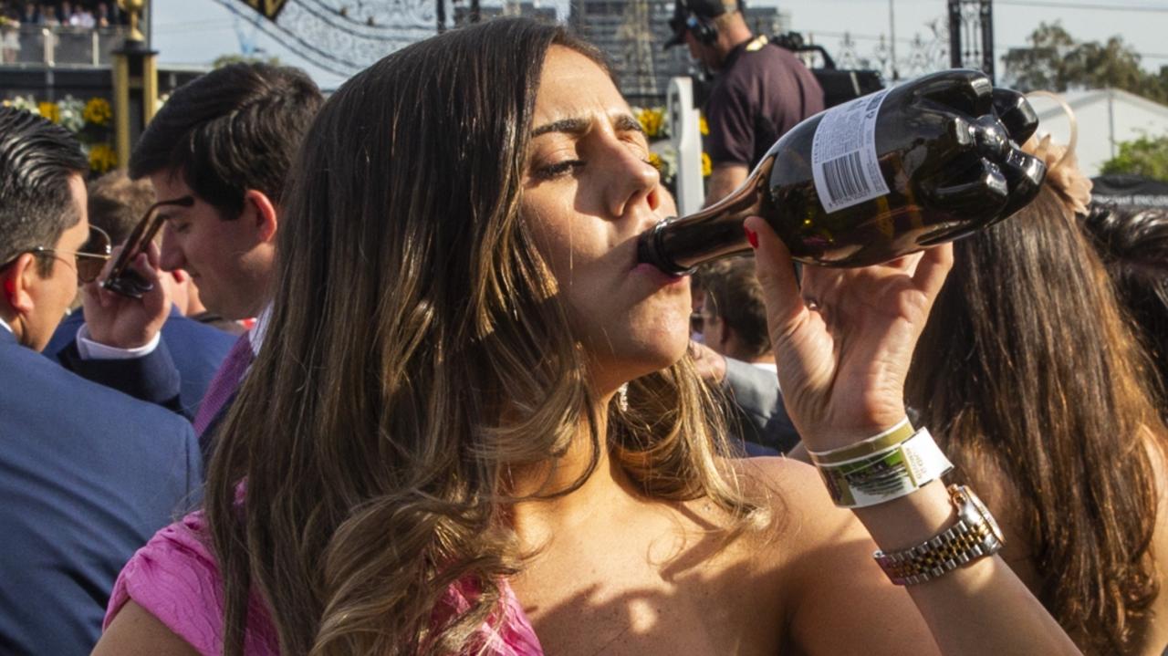 FILE PICS -  MELBOURNE, AUSTRALIA - NOVEMBER 05: Race-goers enjoy the atmosphere after the 2019 Melbourne Cup Day at Flemington Racecourse on November 05, 2019 in Melbourne, Australia. (Photo by Jenny Evans/Getty Images)