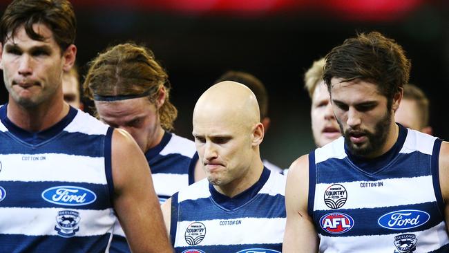 Gary Ablett was down ... but had plenty of mates. Pic: Getty Images