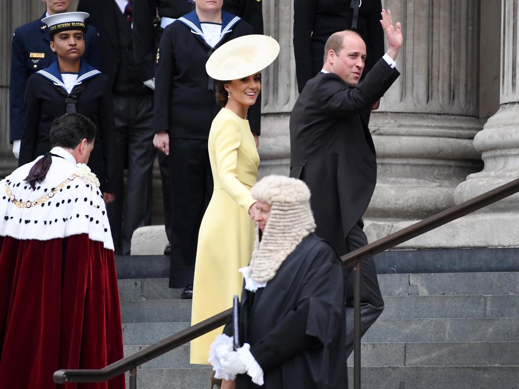 The couple arrived without their children. Picture: Getty Images