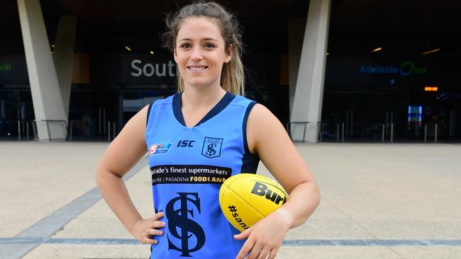 Sturt’s Georgia Bevan has been a big reason behind the club’s success in 2022. Picture: Mark Brake