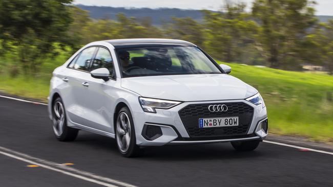 The Audi A3 is about $10,000 cheaper than rivals from BMW and Mercedes-Benz.