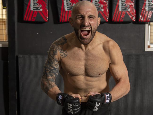 Alex Volkanovski is raring to go at UFC 290. Picture: Simon Bullard