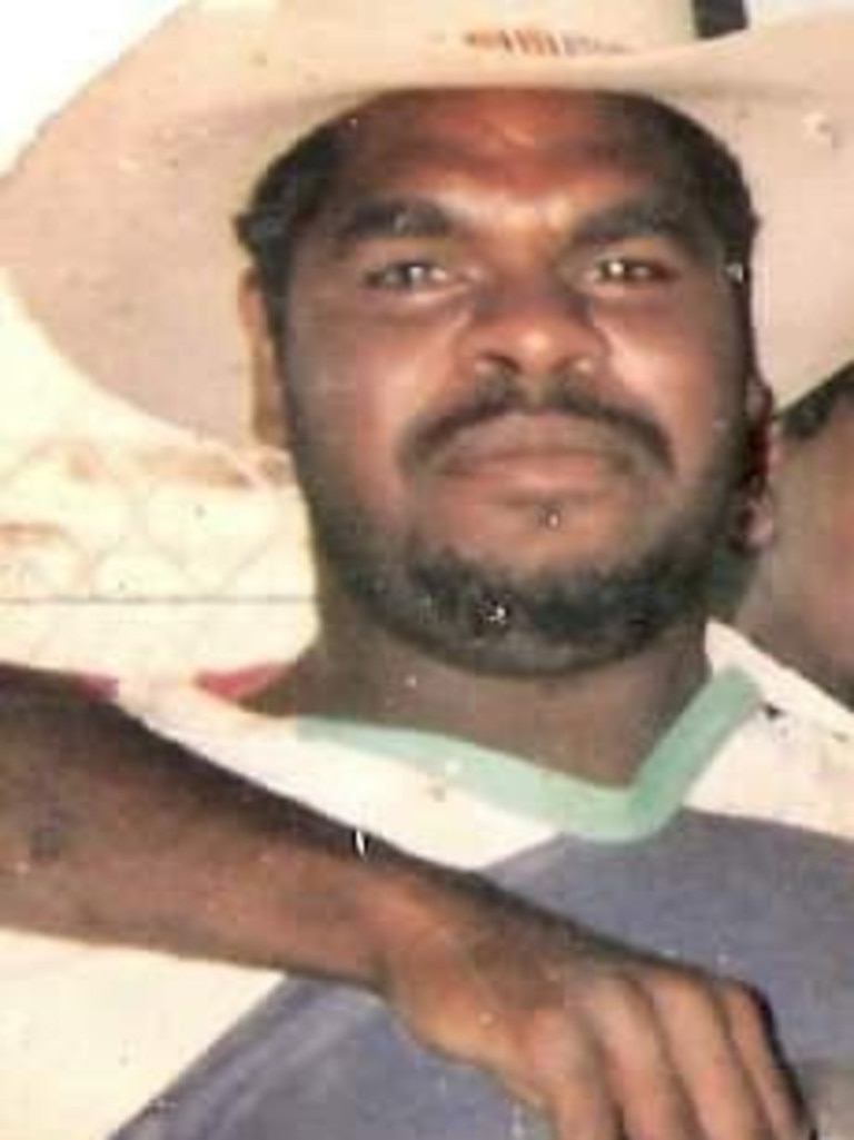 Trevor King, 39, known culturally as Noomba died after he was detained and handcuffed for emergency mental health treatment on February 10, 2018 in Townsville. His family shared this image with the Bulletin following the inquest into his death.