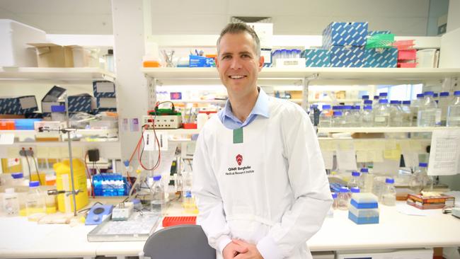 Dr Bryan Day from the QIMR Berghofer centre is at the vanguard of world brain cancer research. Pic Jamie Hanson