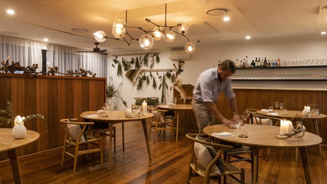 Nordic theme: Elska restaurant, New Farm. Picture: Mark Cranitch.