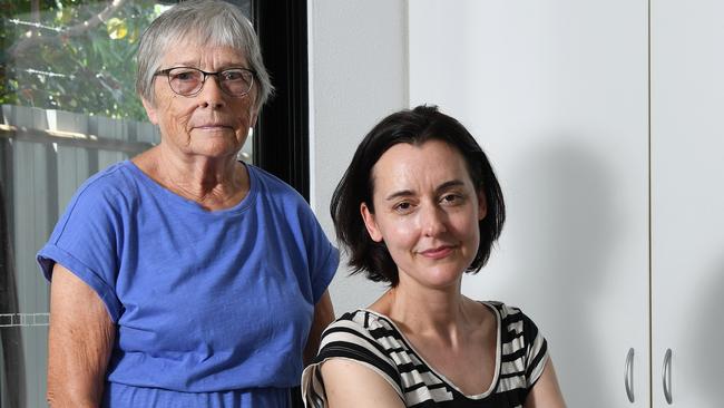 Angie Miller and Judy Dent are advocates for legalised voluntary assisted dying. Picture: Katrina Bridgeford