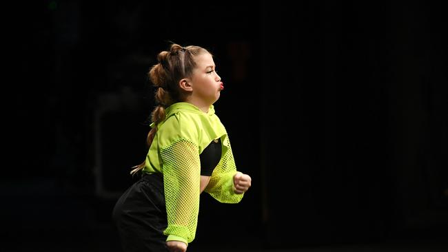 Age 7 to 12 Hip Hop Solo. Brooklyn Keating. Picture: Shae Beplate.