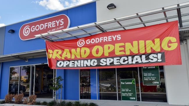 The opening of a new Godfreys store in Gympie. Picture: Patrick Woods / Gympie Times