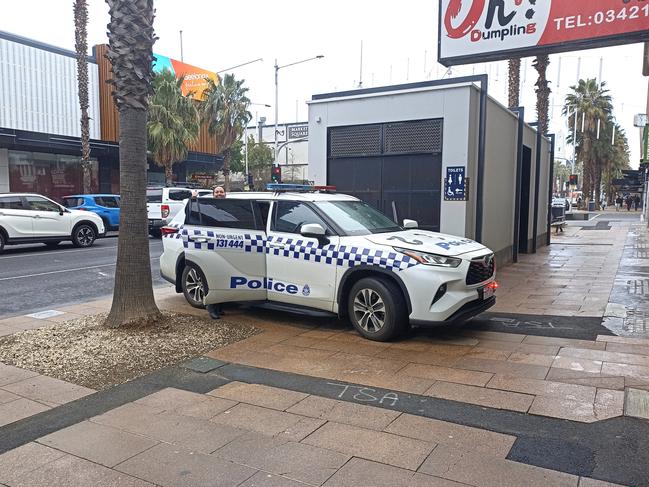 A mother and son duo have been arrested while attempting to flee a busy shopping centre after allegedly going on a stealing spree. Picture: Victoria Police